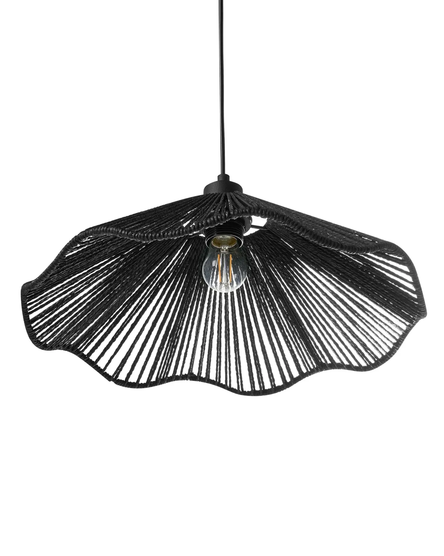 Lampadario MIGORI Carta Nero