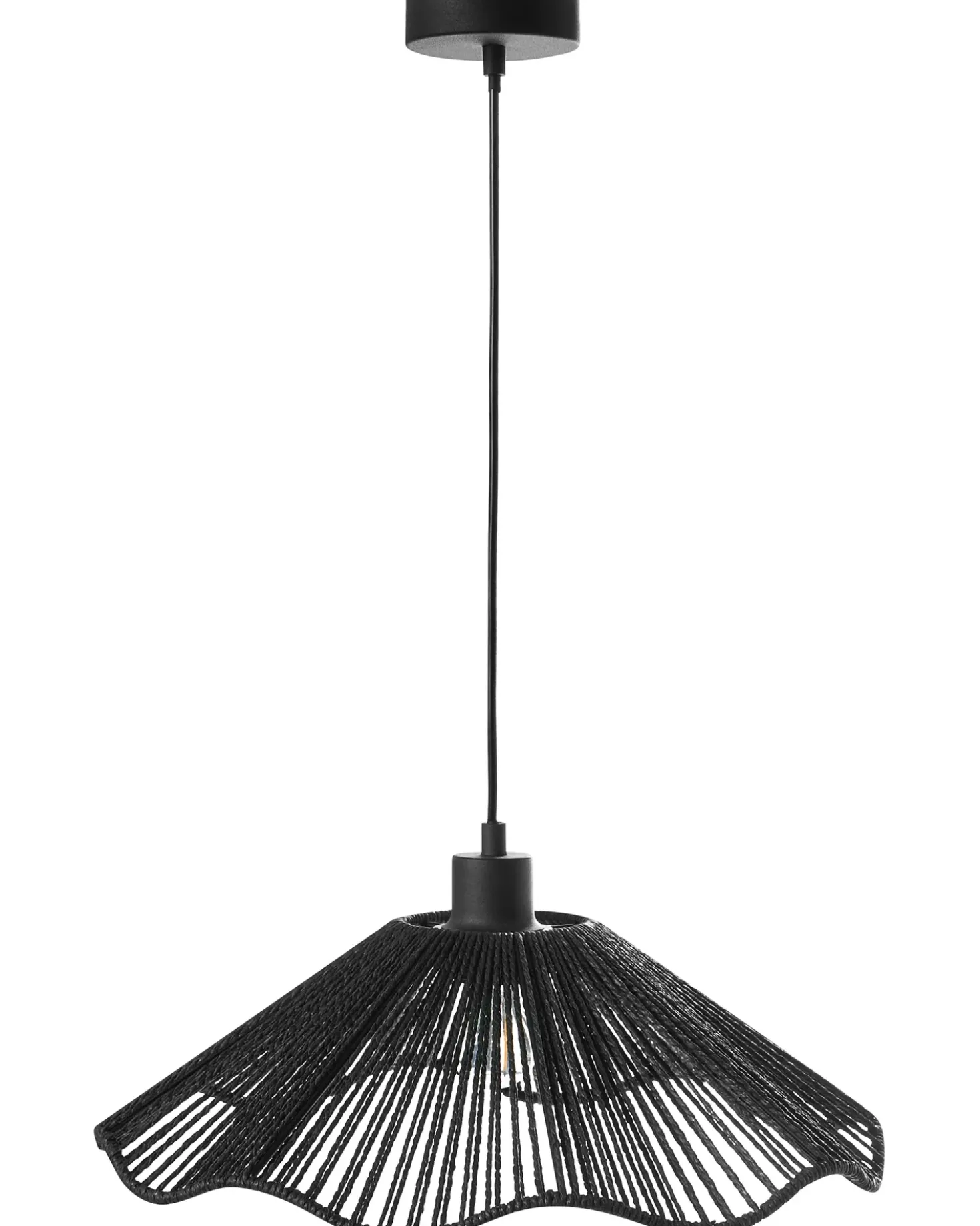 Lampadario MIGORI Carta Nero