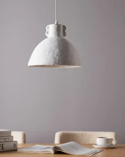 Lampadario MIGUELETE Cartapesta Bianco