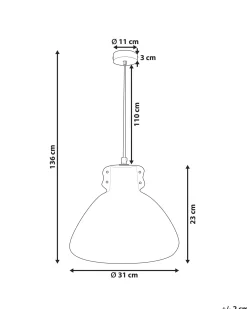 Lampadario MIGUELETE Cartapesta Bianco