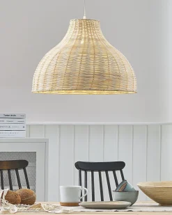 Lampadario MILLIAN Rattan Marrone chiaro