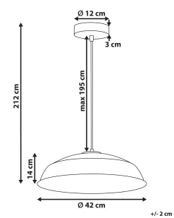 Lampadario MINILLAS Metallo Nero