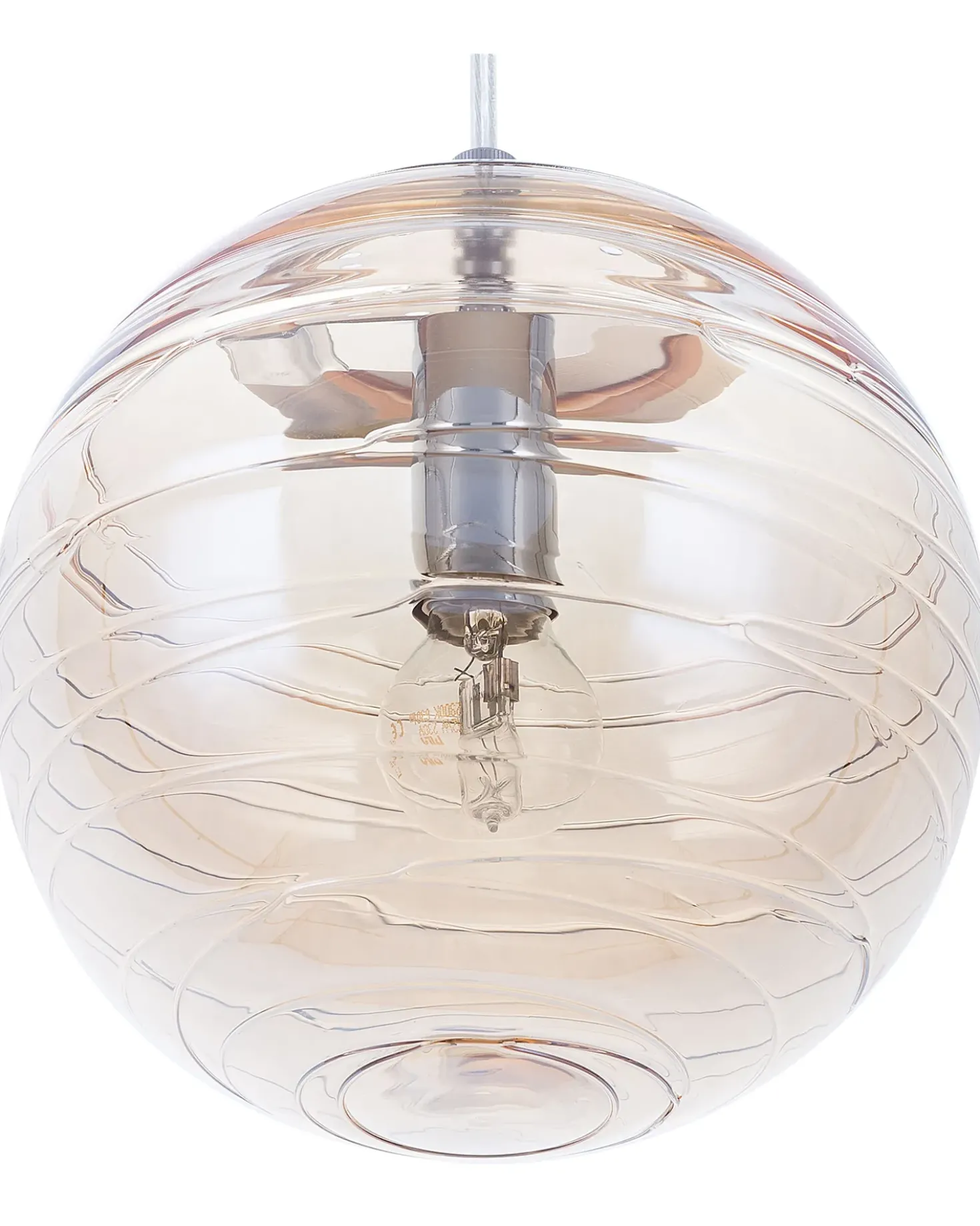 Lampadario MIRNA Vetro Oro