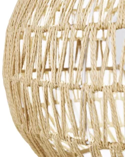 Lampadario MOLOPO Corda di carta Beige sabbia