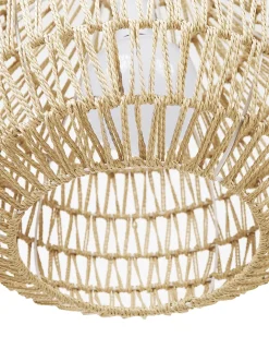 Lampadario MOLOPO Corda di carta Beige sabbia