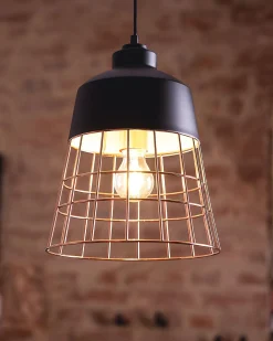 Lampadario MONTE Metallo Nero
