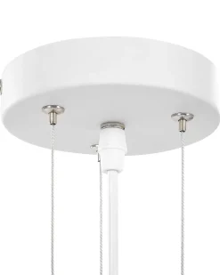 Lampadario MOSELLE Metallo Bianco