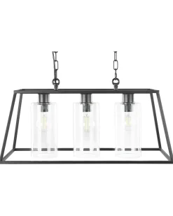 Lampadario MUGER Metallo Nero