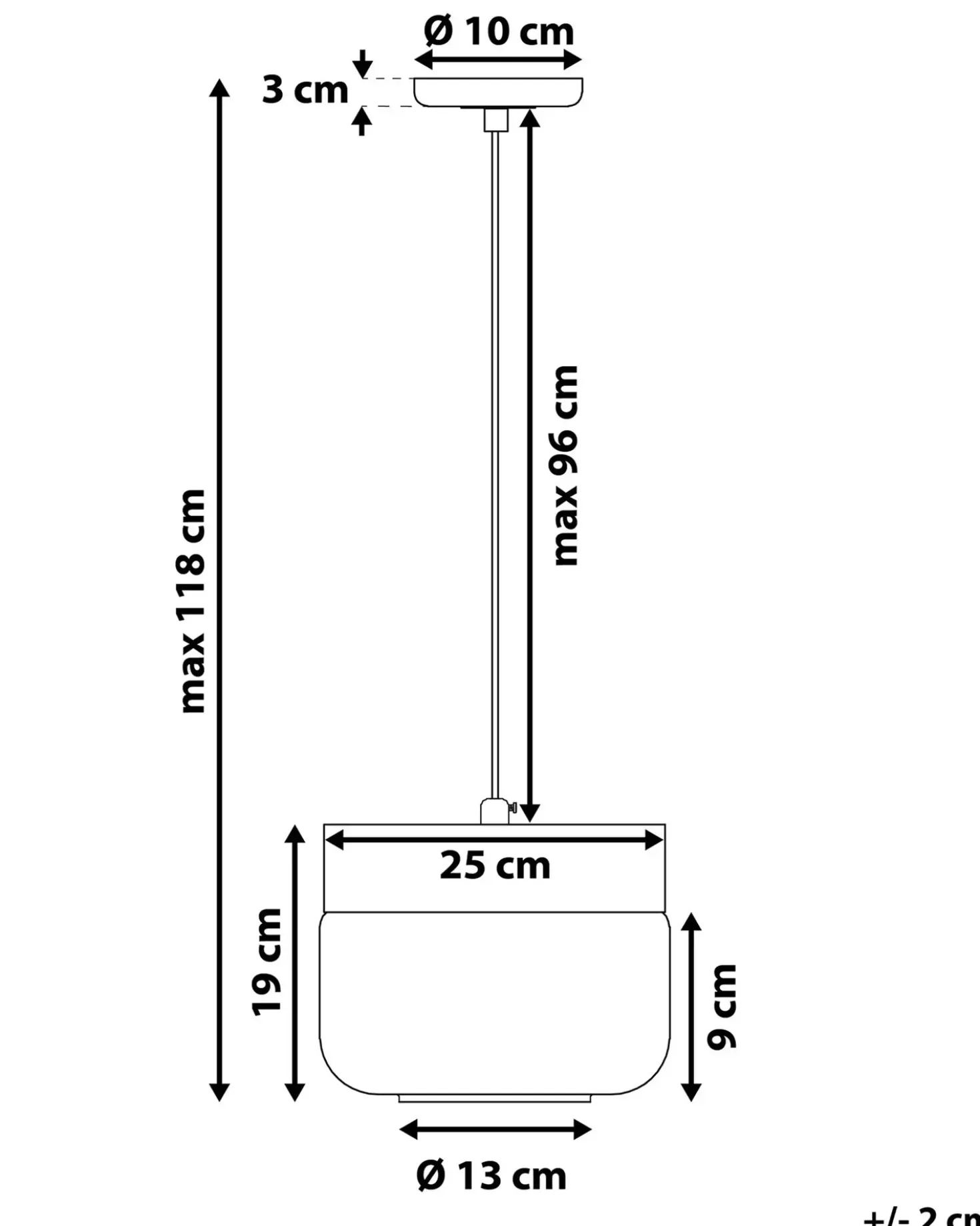 Lampadario MURRAY Vetro Bianco