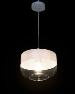 Lampadario MURRAY Vetro Bianco