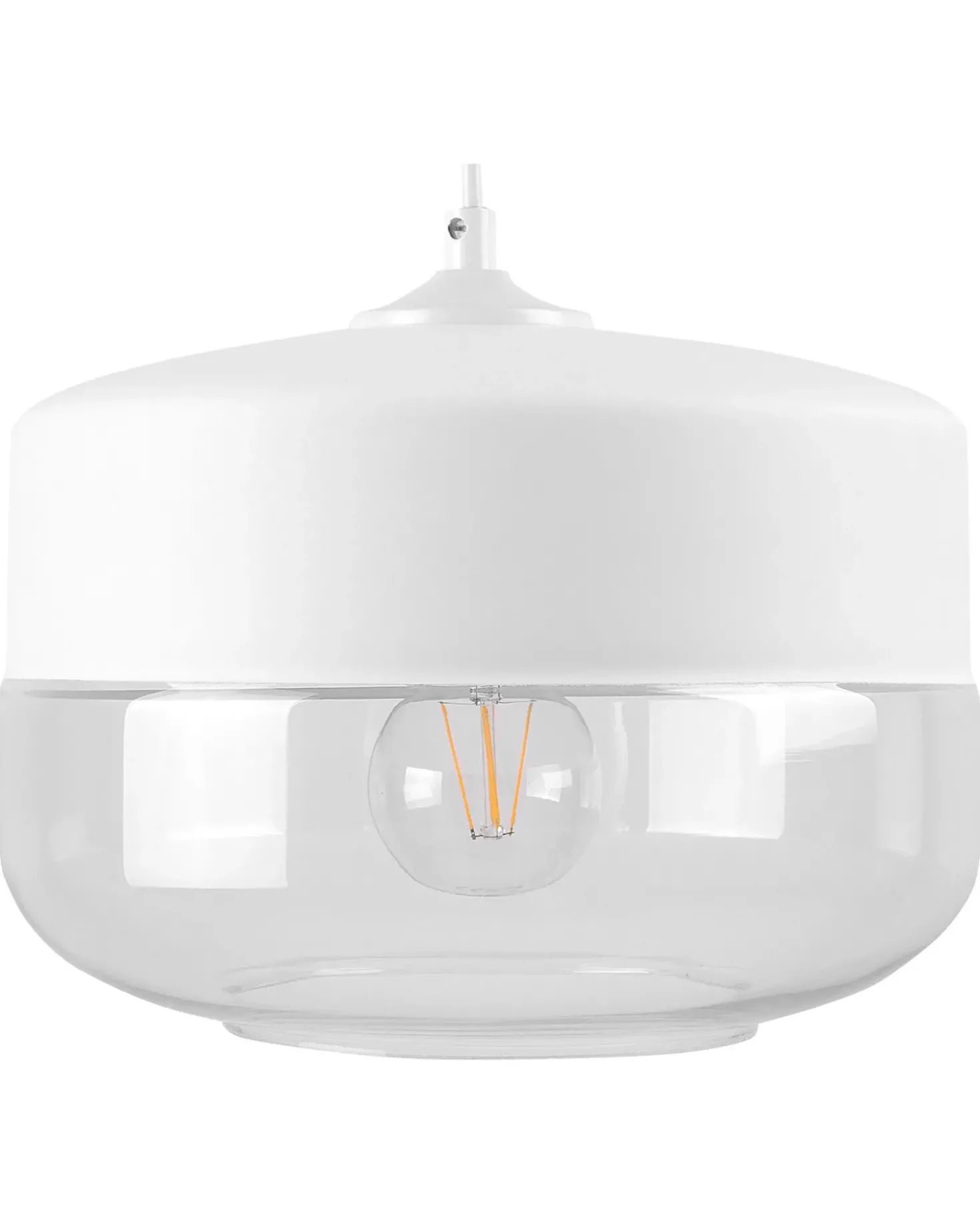 Lampadario MURRAY Vetro Bianco