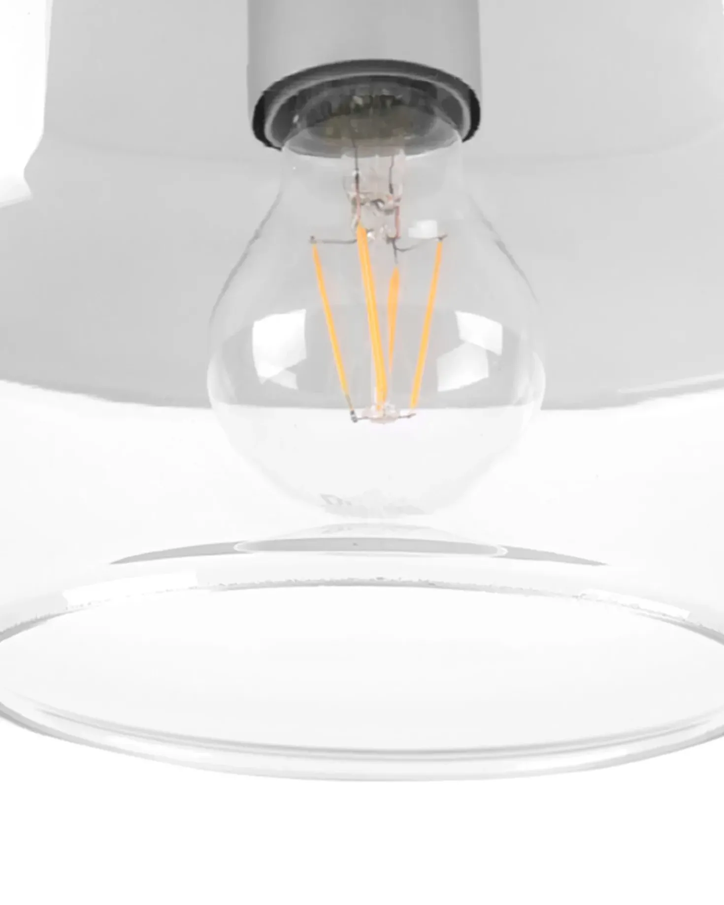 Lampadario MURRAY Vetro Bianco