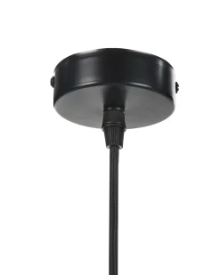 Lampadario MURRELL Legno di pioppo Nero