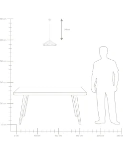 Lampadario NEVOLA Metallo Bianco