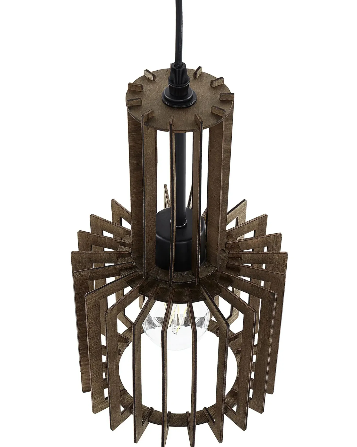 Lampadario NIARI Marrone scuro