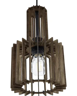Lampadario NIARI Marrone scuro