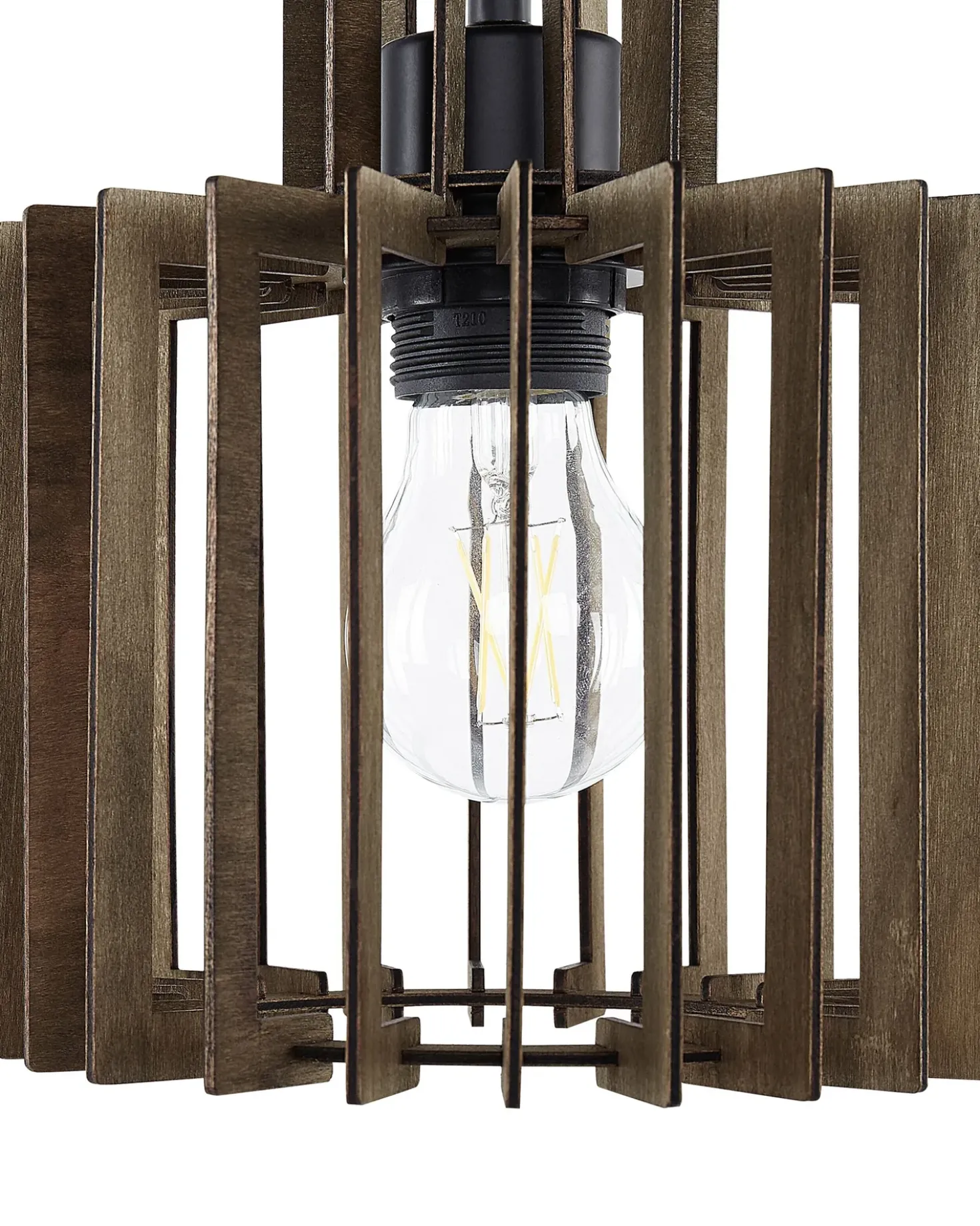 Lampadario NIARI Marrone scuro