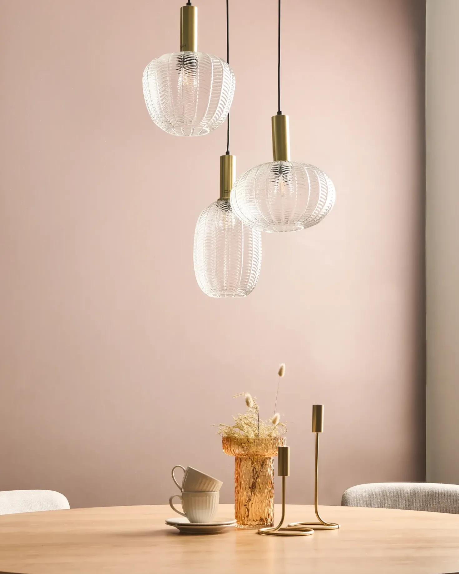 Lampadario NJORO Vetro Trasparente