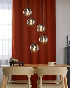 Lampadario NOEL Vetro Nero