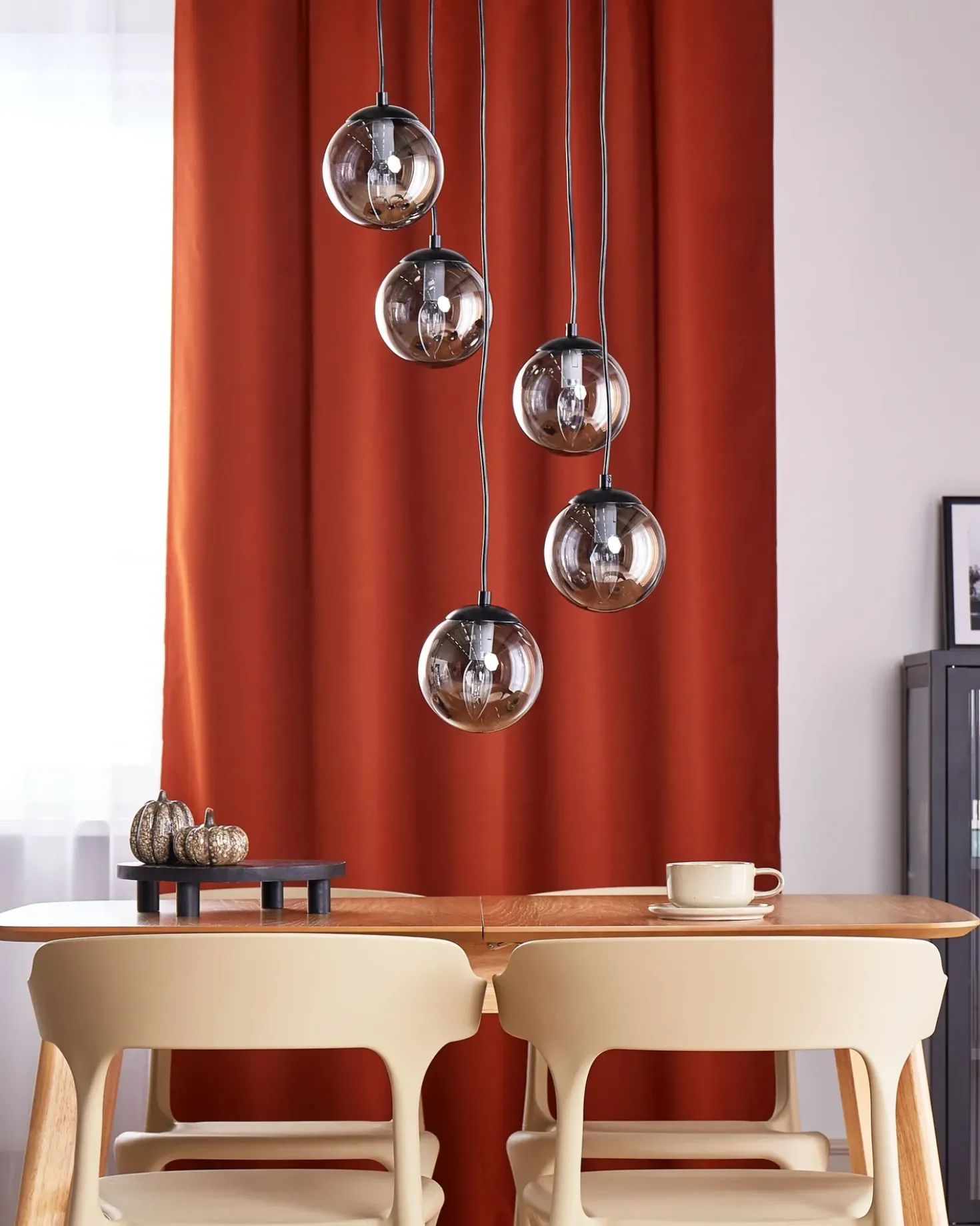 Lampadario NOEL Vetro Nero