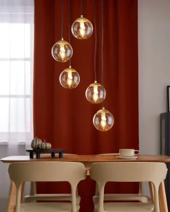 Lampadario NOEL Vetro Oro