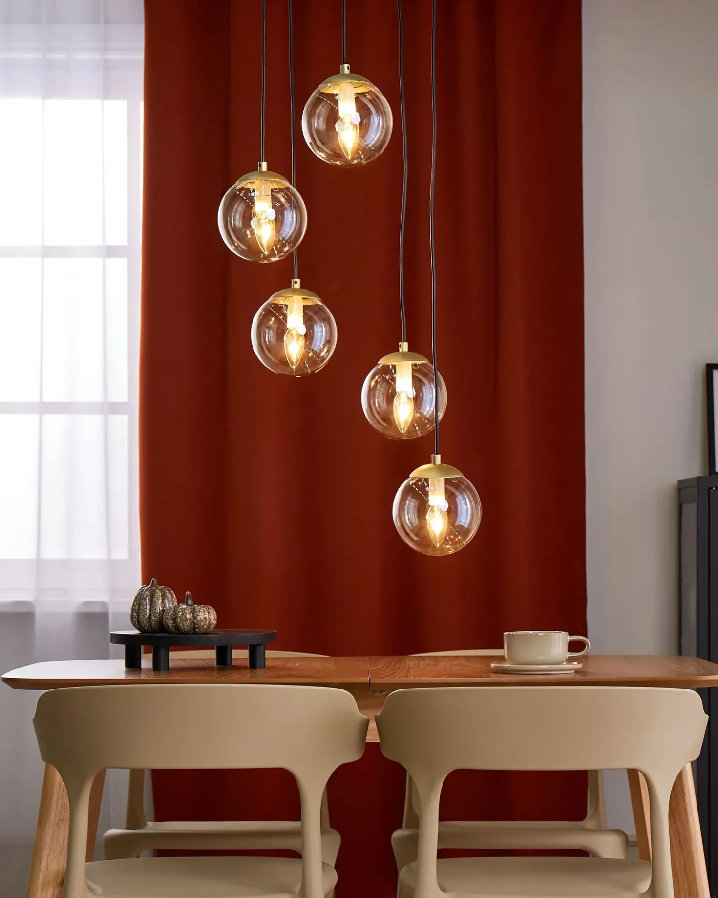 Lampadario NOEL Vetro Oro