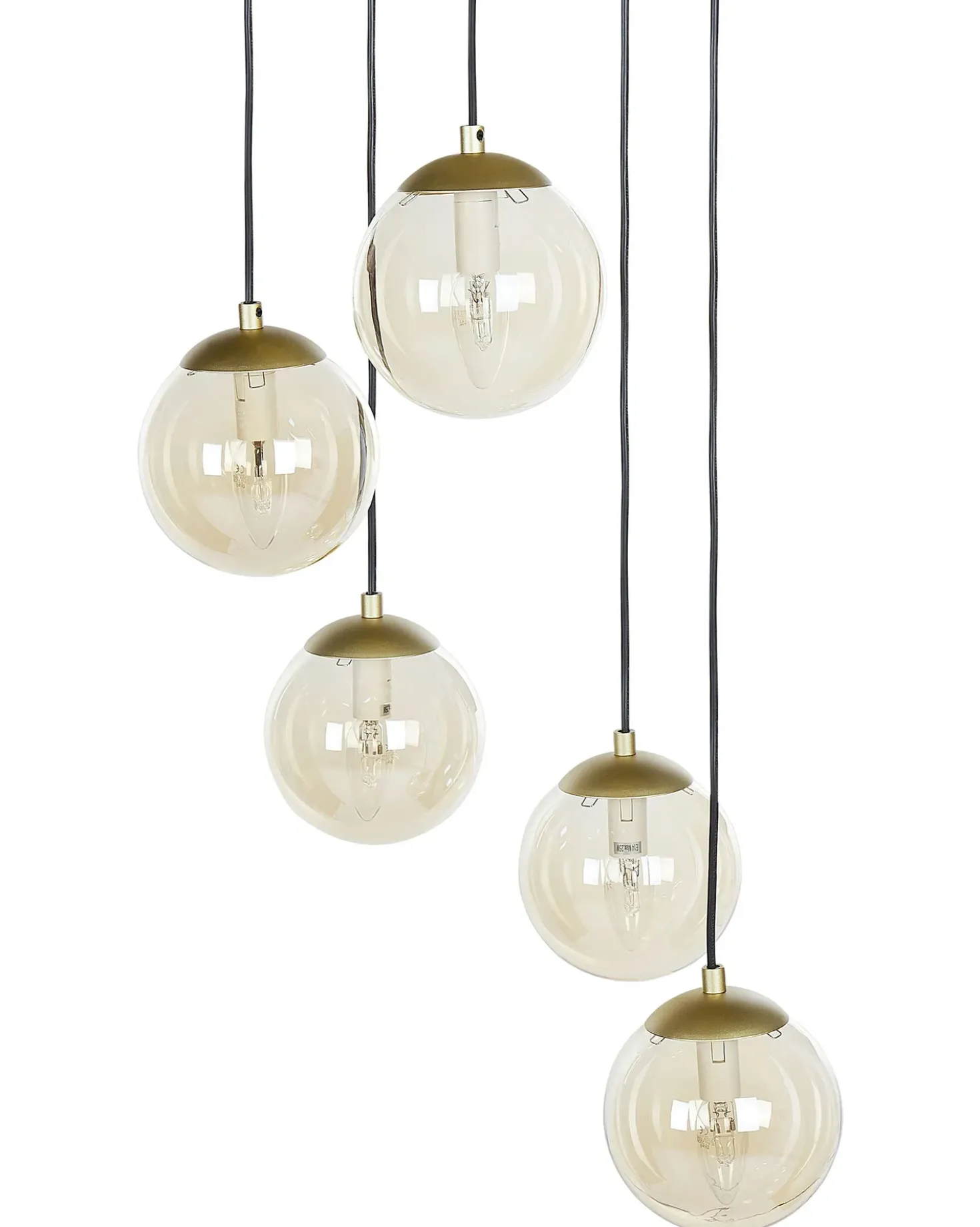 Lampadario NOEL Vetro Oro