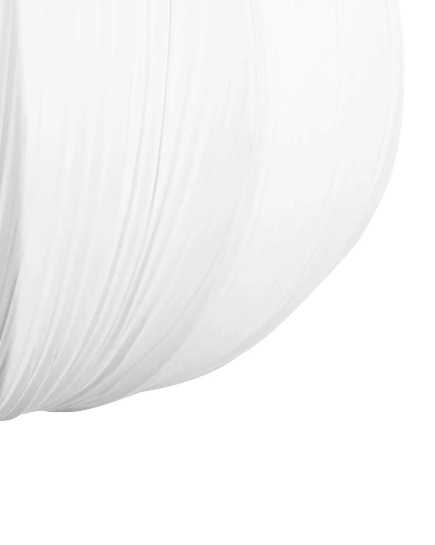 Lampadario OKER Tessuto Bianco