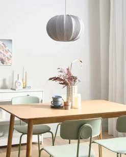 Lampadario OKER Tessuto Grigio