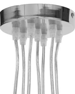 Lampadario OLZA Metallo Argento