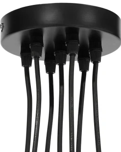 Lampadario OLZA Metallo Nero