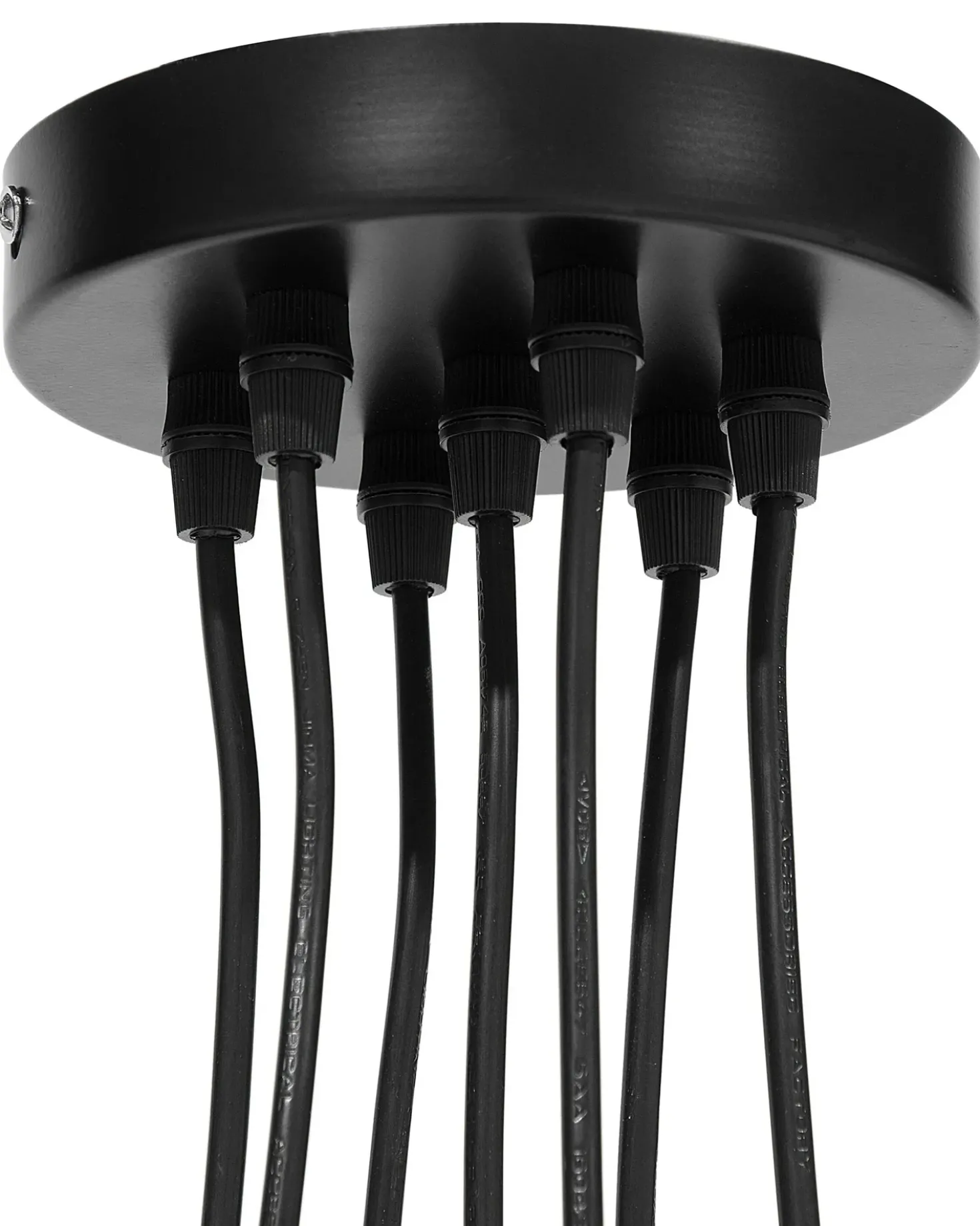 Lampadario OLZA Metallo Nero