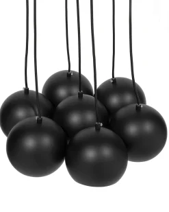 Lampadario OLZA Metallo Nero