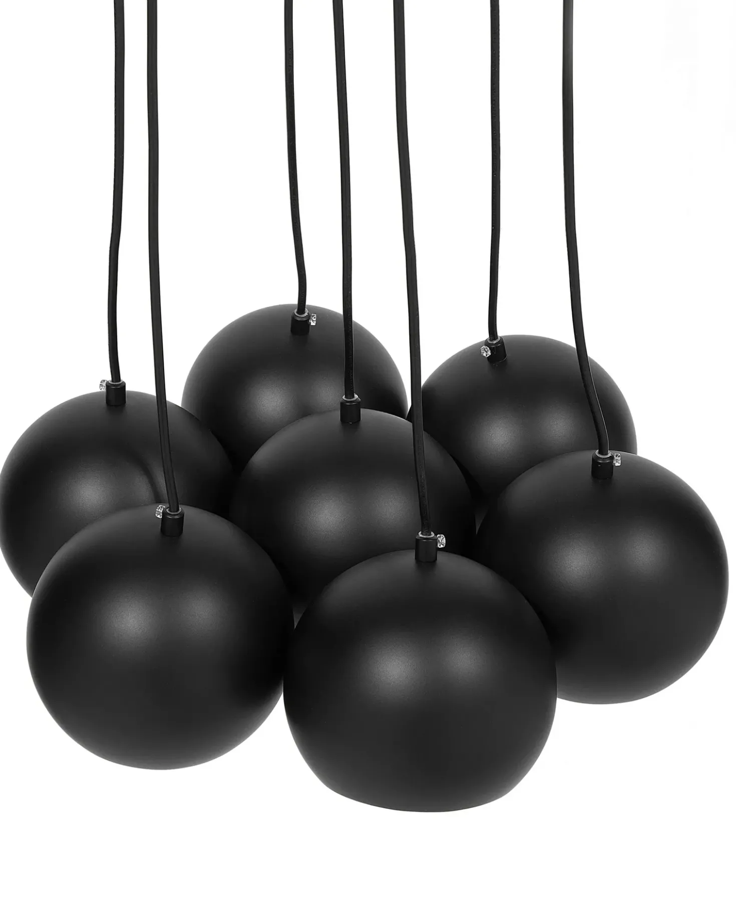 Lampadario OLZA Metallo Nero