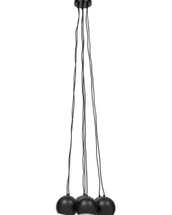Lampadario OLZA Metallo Nero