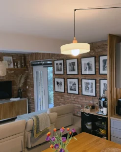 Lampadario PAALA Vetro Bianco
