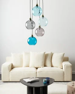Lampadario PABELLON Vetro Blu