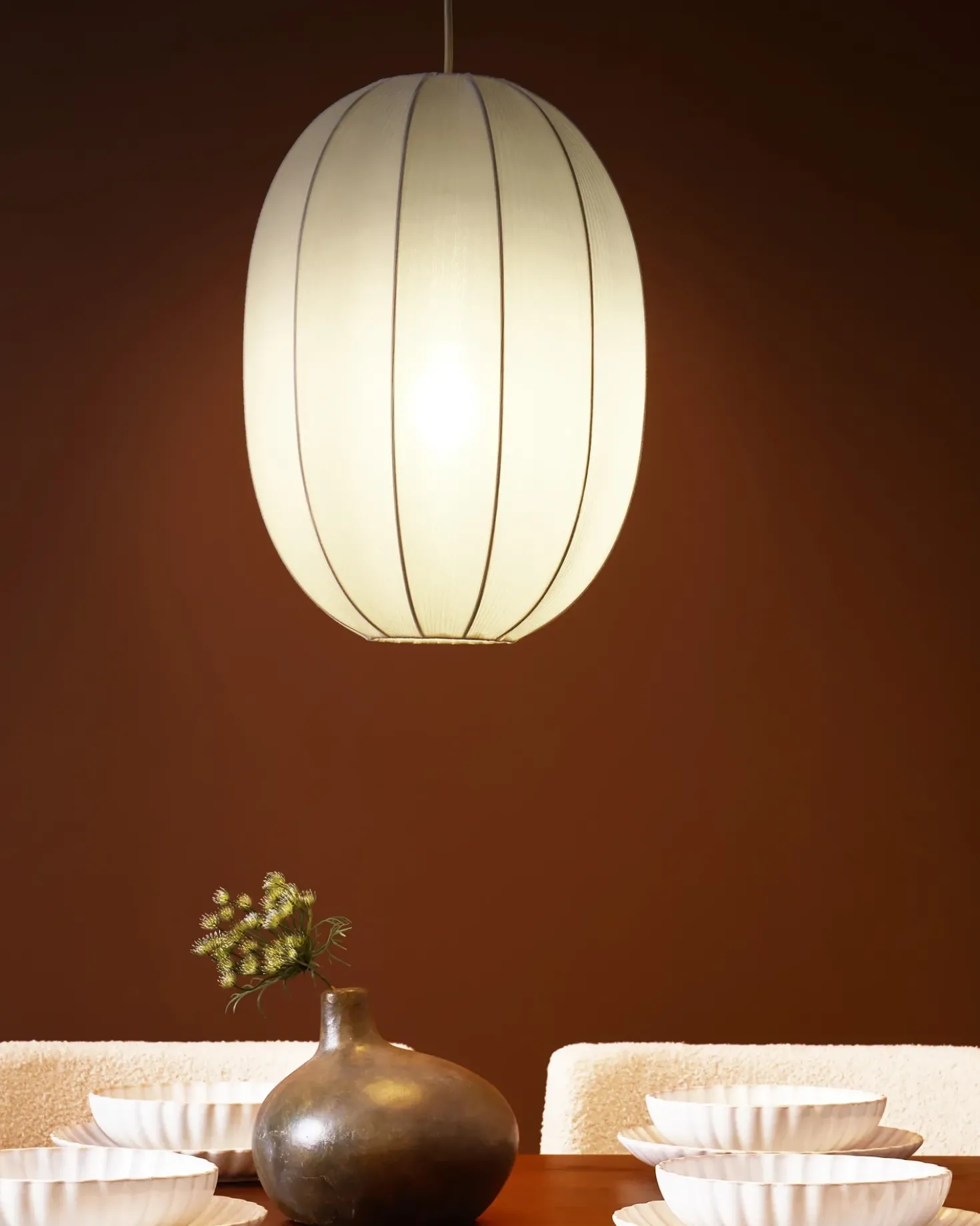 Lampadario PADAMO Bianco