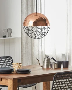 Lampadario PADMA Metallo Rame