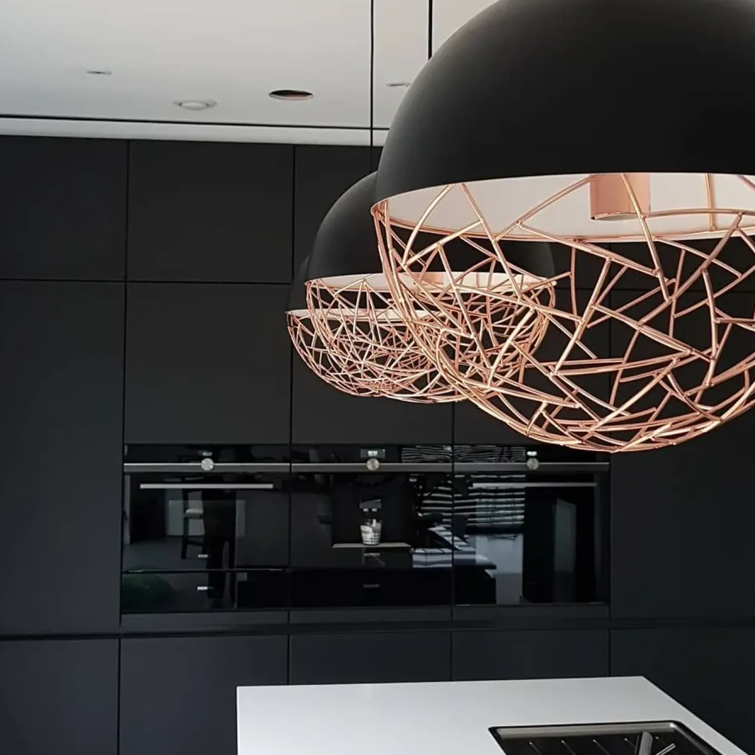 Lampadario PADMA Metallo Nero
