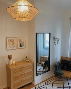 Lampadario PALMETTO Cotone Beige