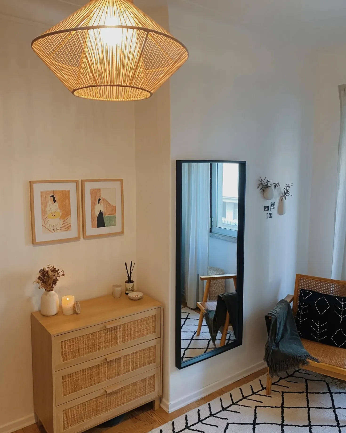 Lampadario PALMETTO Cotone Beige