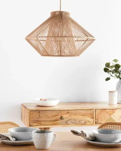 Lampadario PALMETTO Cotone Beige