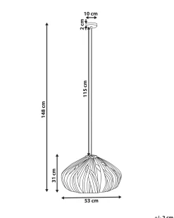 Lampadario PASOS Giacinto d'acqua Naturale