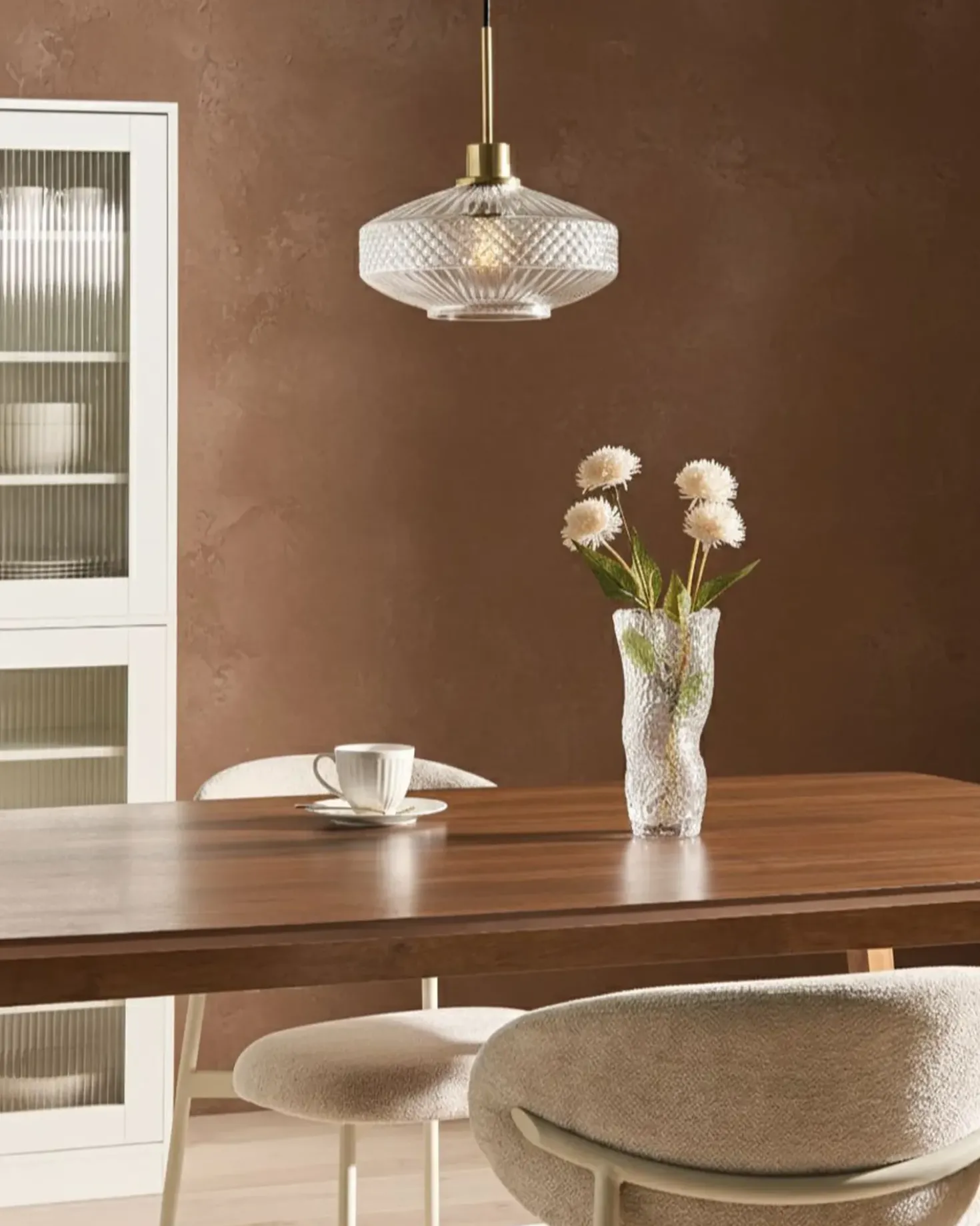 Lampadario PIRRIS Vetro Trasparente