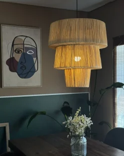 Lampadario PREMAT Vimini Naturale
