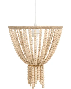 Lampadario PUSWELI Legno Marrone chiaro