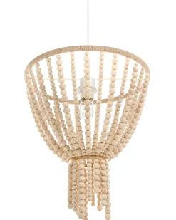 Lampadario PUSWELI Legno Marrone chiaro