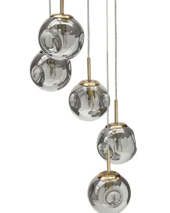 Lampadario RALFES Vetro Ottone