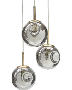 Lampadario RALFES Vetro Ottone